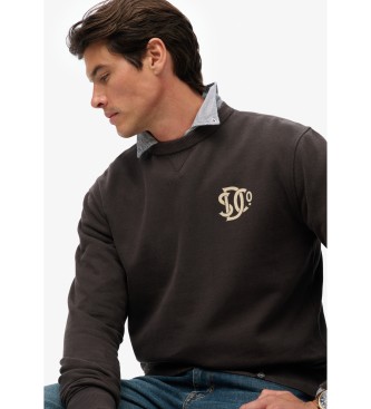 Superdry Merchant Graphic sweatshirt noir