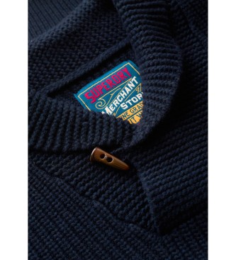 Superdry Granatowy sweter Merchant Store