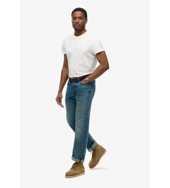 Superdry Ravne kavbojke Trgovska modra