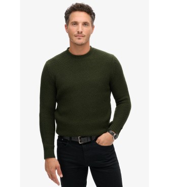 Superdry Zielony sweter Merchant