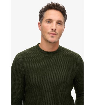 Superdry Zielony sweter Merchant