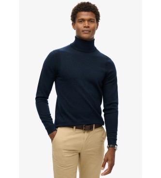 Superdry Turtleneck-jumper Merino marinbl