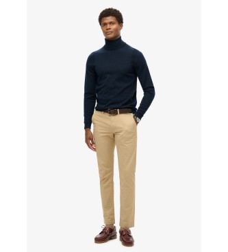 Superdry Turtleneck-jumper Merino marinbl