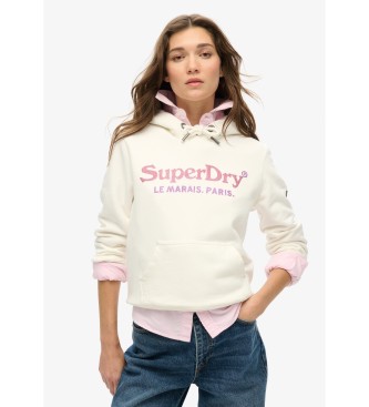 Superdry Metallic Venue sweatshirt i beige