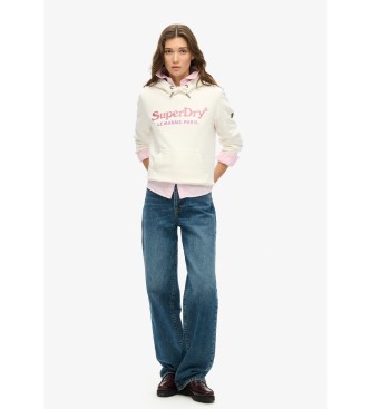 Superdry Metallic Venue sweatshirt i beige