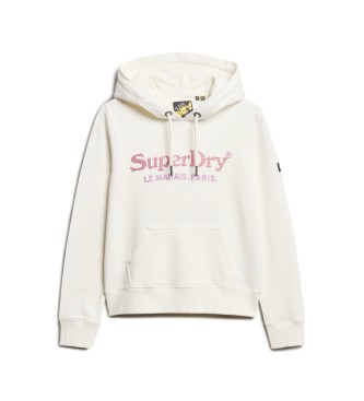 Superdry Metallic Venue sweatshirt i beige