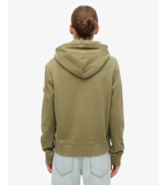 Superdry Venue hoodie med metallic finish grn