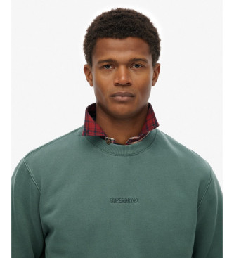 Superdry Mikina Micro Logo zelena 