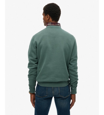 Superdry Mikina Micro Logo zelena 