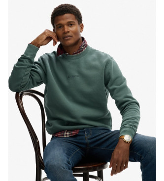 Superdry Mikina Micro Logo zelena 