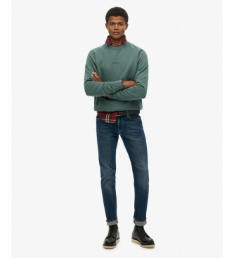 Superdry Mikina Micro Logo zelena 