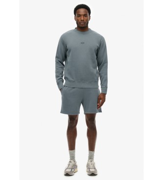 Superdry Micro logo sweatshirt blue