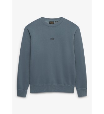 Superdry Micro logo sweatshirt blue