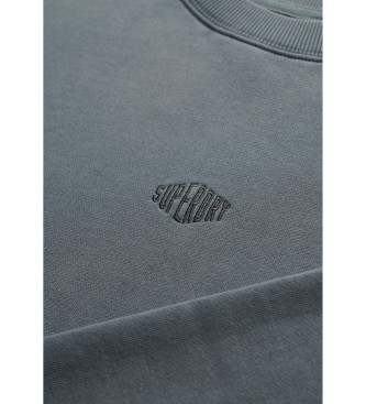 Superdry Micro logo sweatshirt blue