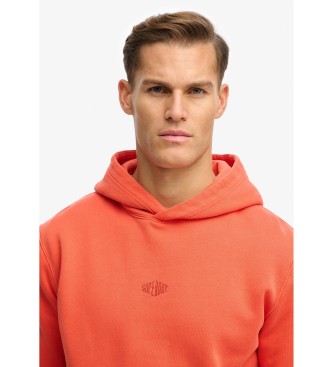 Superdry Bluza Micro Logo pomarańczowa