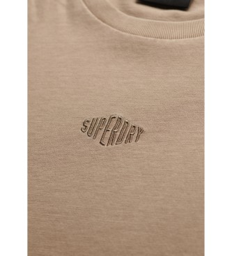 Superdry Micro Logo T-shirt beige