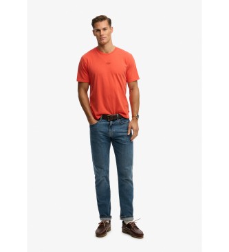 Superdry Micro Logo T-shirt orange