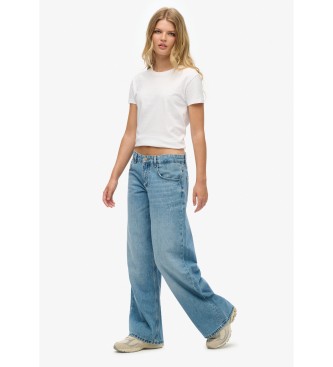Superdry jeans Mid Rise Baggy blue