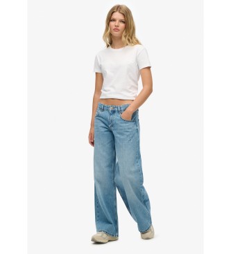 Superdry jeans Mid Rise Baggy blue