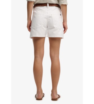 Superdry Short Mid Rise blanc