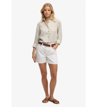 Superdry Short Mid Rise blanc