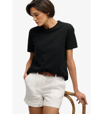 Superdry Shorts Mid Rise Linen white