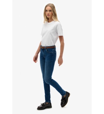 Superdry Jeans Mide Rise azul