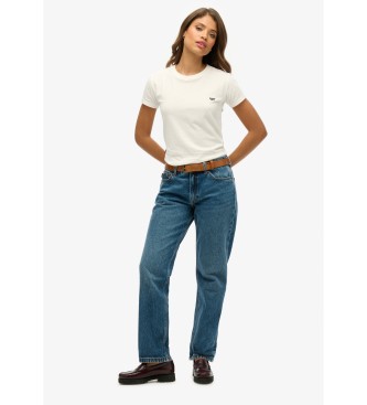 Superdry Jeans Rise Straight azul