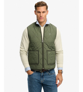 Superdry Gilet militare verde