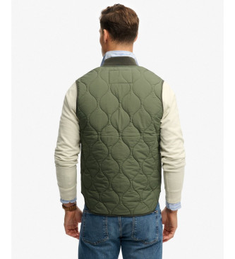 Superdry Gilet militare verde