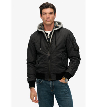 Superdry Military bomberjack zwart
