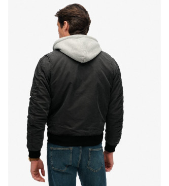 Superdry Military bomberjack zwart