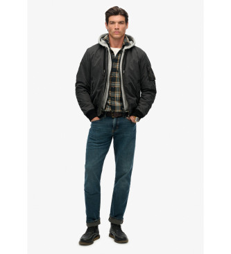 Superdry Military bomberjack zwart