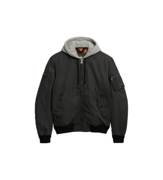 Superdry Military bomberjack zwart