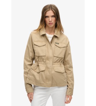 Superdry Militair gevoerd jack M65 beige