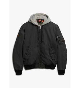 Superdry Militär MA1 Bomberjacka svart