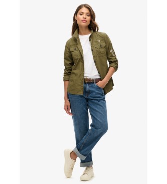 Superdry Green military shirt