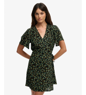 Superdry Mini robe �chancr�e Swing noir