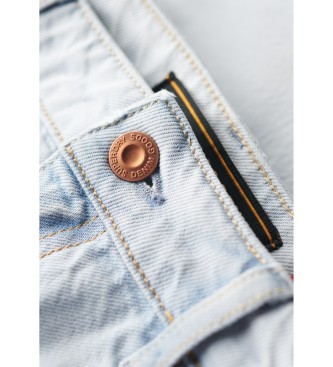 Superdry Blue denim mini skirt