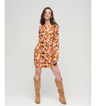Superdry Multicolour mini-jurk met print