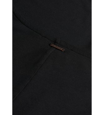 Superdry Mini vestido preto sem mangas