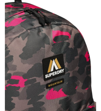 Superdry Zaino classico con toppa Montana, grigio