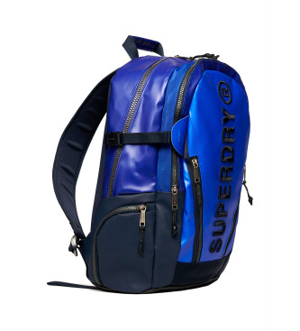 Superdry Blue Canvas Backpack