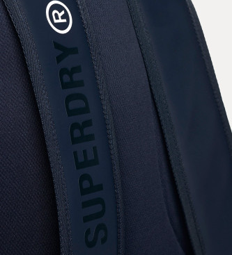 Superdry Blue Canvas Backpack