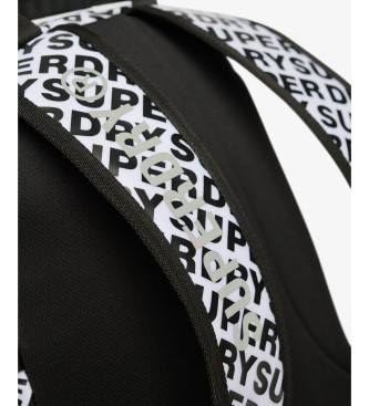 Superdry Rygsk i lrred med all-over print  hvid