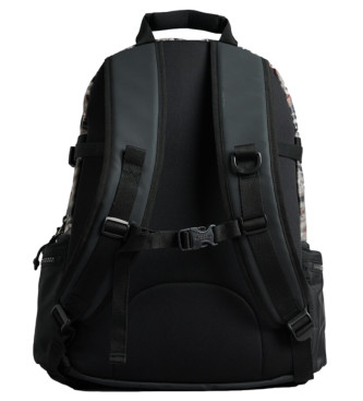 Superdry Canvas backpack with grey Mountain graphic