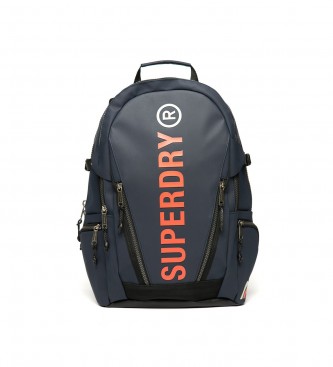 Superdry Navy canvas backpack