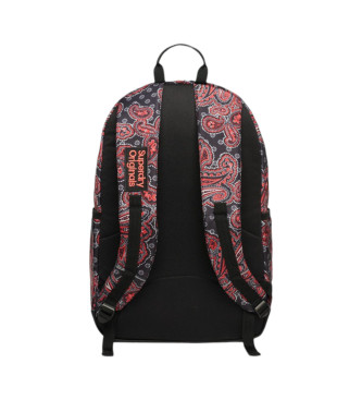 Superdry Mochila estampada Montana rojo