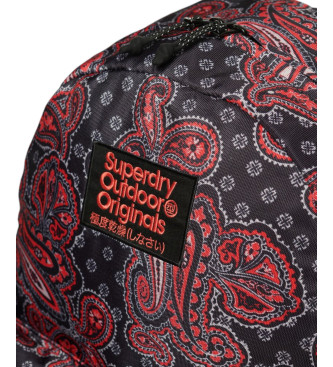 Superdry Montana red printed backpack