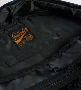 Superdry Vintage-Rucksack mit gesticktem Mikro-Logo Montana marine